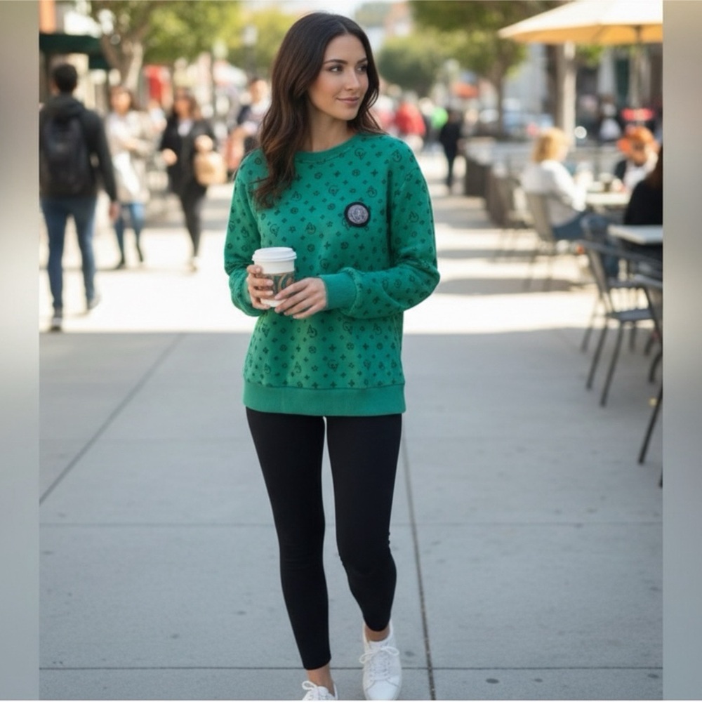Avenue George V‎ Paris Women’s green sweatshirt